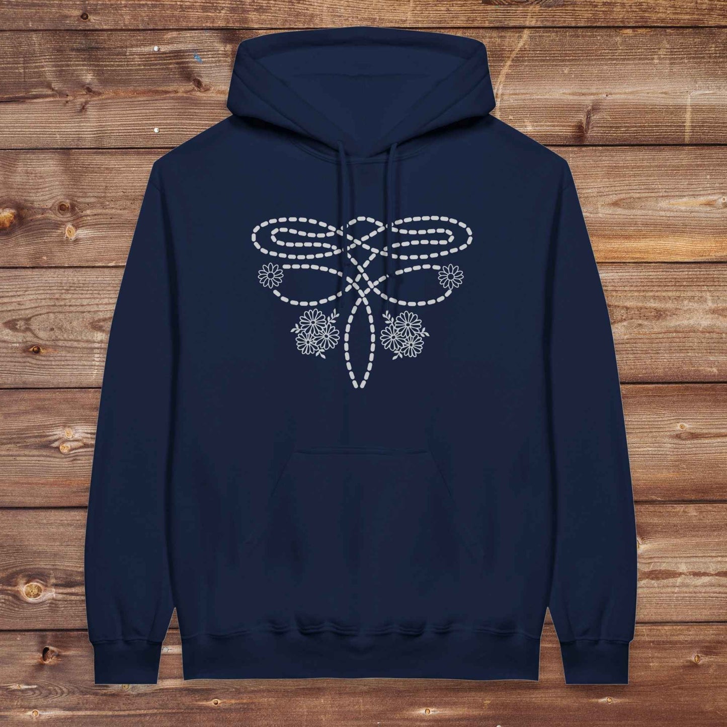navy blue Boot Stitch Flower Hoodie, Western Style Hoodies, Cowgirl Hoodies, Horse Lover Hoodies, Cowgirl Sweatshirts