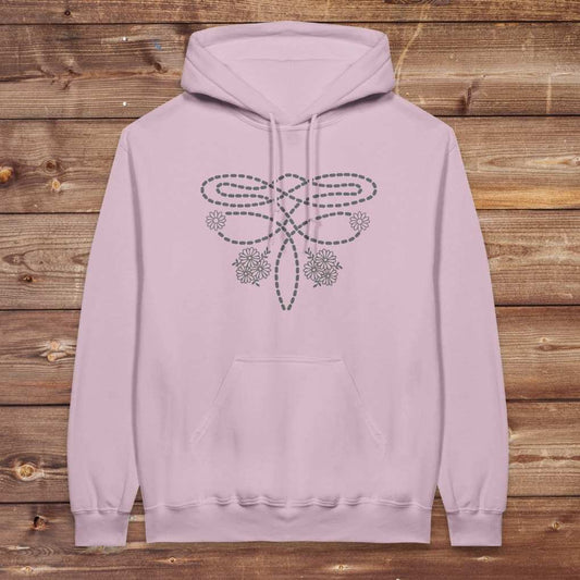Pink Boot Stitch Flower Hoodie, Western Style Hoodies, Cowgirl Hoodies, Horse Lover Hoodies, Cowgirl Sweatshirts