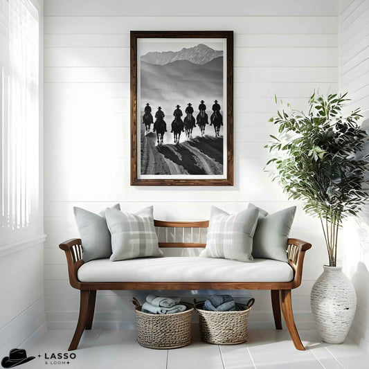 Cowboy Line Up Print