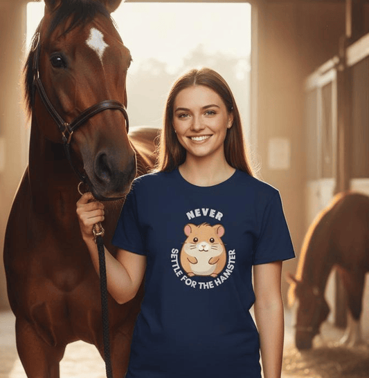 Never Settle for the Hamster T-Shirt